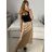 Sukně dlouhá dámská (S/M ONE SIZE) ITALSKÁ MÓDA IMPLP2333900065/DU S/M zelená smaragdová