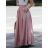 Sukňa maxi dlhá v páse na žabičkovanie dámska (S/M/L ONE SIZE) TALIANSKA MÓDA IMHMS23088/dur -   tmavo červená
 -   M / L