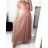 Šaty spoločenské elegantný krátky rukáv dámske (S/M ONE SIZE) TALIANSKA MÓDA IMPSH223589L/DUR - fialová - S/M