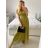 Šaty spoločenské elegantný krátky rukáv dámske (S/M ONE SIZE) TALIANSKA MÓDA IMPSH223589L/DUR - fialová - S/M
