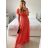 Šaty spoločenské elegantný krátky rukáv dámske (S/M ONE SIZE) TALIANSKA MÓDA IMPSH223589L/DUR - fialová - S/M
