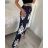 Kalhoty dlouhé letní dámské (S/M/L ONE SIZE) ITALSKÁ MÓDA IMM24M5688