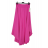 Nohavice letné háremky dlhé dámske (S/M/L ONE SIZE) TALIANSKA MÓDA IMD24199/DUR -   ružová -   S / M