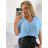 Tunika oversize krátký rukáv dámská  (L/XL/2XL ONE SIZE) ITALSKÁ MÓDA IMD22346/DRstarorůžová