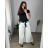 Kalhoty dlouhé dámské nadrozměr (3XL/4XL ONE SIZE) ITALSKÁ MÓDA IMWQ24148/DR