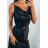 Šaty elegantné na ramienka dámske (S/M ONE SIZE) TALIANSKA MÓDA IMPDY249850