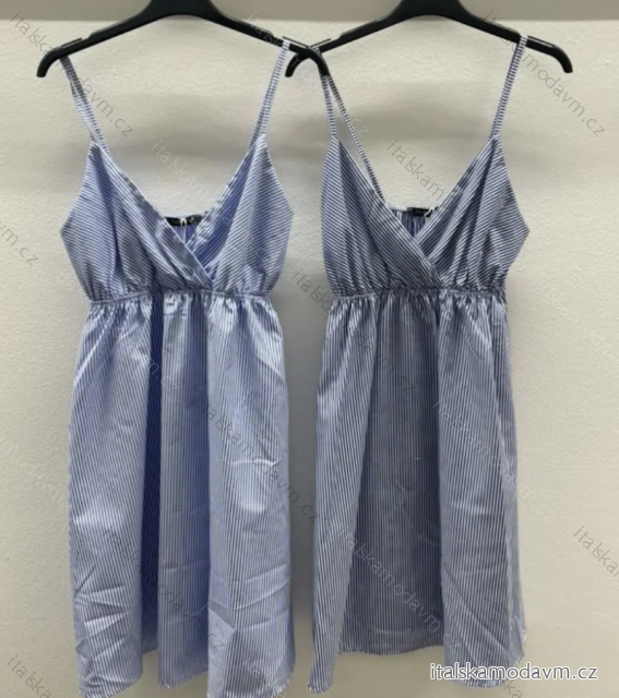 Šaty letní na ramínka dámské (S/M ONE SIZE) ITALSKÁ MÓDA IMPDY24221290