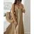Šaty dlouhé elegantní na ramínka dámské (S/M ONE SIZE) ITALSKÁ MÓDA IMM24M57330