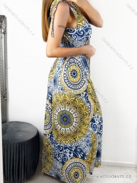 Šaty letní icecool bez rukávu dámské (M/L, XL/2XL) AINUOSI  ITALSKÁ MODA IMB249079/DUR -   žlutá -   XL/2XL