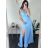 Šaty na ramínka elegantní dámské (S/M ONE SIZE) ITALSKÁ MÓDA IMWAA24002/DUR -   červená -   S/M