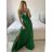 Šaty na ramínka elegantní dámské (S/M ONE SIZE) ITALSKÁ MÓDA IMWAA24002/DUR -   červená -   S/M