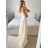 Šaty na ramínka elegantní dámské (S/M ONE SIZE) ITALSKÁ MÓDA IMWAA24002/DUR -   červená -   S/M