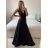 Šaty na ramínka elegantní dámské (S/M ONE SIZE) ITALSKÁ MÓDA IMWAA24002/DUR -   červená -   S/M