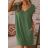 Šaty letní volnočasové bavlněné krátký rukáv dámské (S/M/L/XL ONE SIZE) ITALSKÁ MÓDA IMD23303/DUR M/L Černá