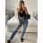 Rifle jeans dlouhé dámské (XS-XL) LAULIA LAU24T093-9/DU S modrá