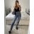 Rifle jeans dlouhé dámské (XS-XL) LAULIA LAU24T093-9/DU S modrá