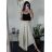 Nohavice harémky letné dlhé dámske (S/M/L ONE SIZE) TALIANSKA MÓDA IM424402 modrá královská S / M