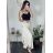 Nohavice harémky letné dlhé dámske (S/M/L ONE SIZE) TALIANSKA MÓDA IM424402 modrá královská S / M