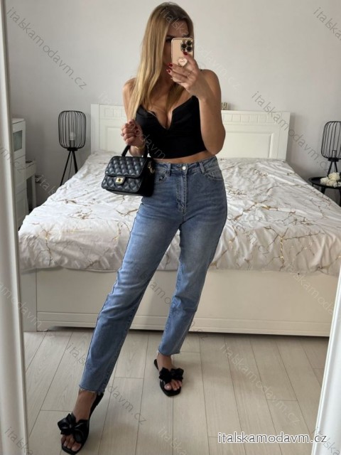 Rifle jeans dlouhé dámské (XS-XL) LAULIA LAU24T093-9/DU -   modrá -   L