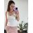 Tílko na ramínka dámské (S/M ONE SIZE) ITALSKá MóDA IMM24M25368