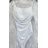 Body na ramínka dámské (S/M ONE SIZE) ITALSKÁ MÓDA IMPMD2431779/DU -   bílá -   S/M