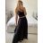 Sukně saténová dlouhá dámská (S/M/L ONE SIZE) ITALSKá MODA IM323026
