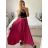 Sukně saténová dlouhá dámská (S/M/L ONE SIZE) ITALSKá MODA IM323026
