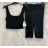 Súprava kraťasy a croptop na ramienka dámska (S/M ONE SIZE) TALIANSKA MÓDA IMPMD243725
