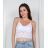Top/tílko krajkové na ramínka dámské (S/M ONE SIZE) ITALSKÁ MÓDA IMPBB22136hb
