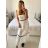 Šaty dlouhé elegantní na ramínka dámské (S/M ONE SIZE) ITALSKÁ MÓDA IMPES2480060/DUR -   Černá -   S/M