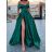Šaty dlhé elegantný carmen dámske (S/M ONE SIZE) TALIANSKA MÓDA IMPBB24B22735