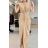 Šaty dlouhé letní elegantní bez rukávu dámské (S/M ONE SIZE) ITALSKÁ MÓDA IMPBB24A119221