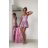 Šaty letné elegantné na ramínka dámske (S/M ONE SIZE) TALIANSKA MÓDA IMPGM2424504