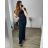 Nohavice dlhé letné dámske (S/M/L ONE SIZE) TALIANSKA MÓDA IMD23417/DU béžová M/L