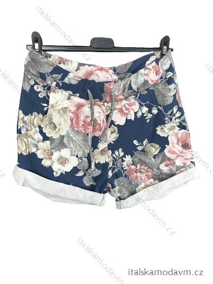 Kraťasy šortky letní dámské  (S/M ONE SIZE) ITALSKá MODA IMD20199/DR