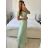 Šaty spoločenské elegantný krátky rukáv dámske (S/M ONE SIZE) TALIANSKA MÓDA IMPSH223589L/DUR - fialová - S/M