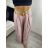Kalhoty letní s páskem dámské (S/M/L ONE SIZE) ITALSKá MóDA IMSM24040/DU -   svetlo modrá -   M / L