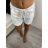 Kraťasy strečové dámské (S/M ONE SIZE) ITALSKÁ MÓDA IMPSH24B0011/DU -   zelená khaki -   S/M
