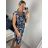 Šaty letné icecool bez rukávov dámske (M/L, XL/2XL) AINUOSI TALIANSKA MODA IMB239571/DR XL/2XL modrá