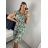Šaty letné icecool bez rukávov dámske (M/L, XL/2XL) AINUOSI TALIANSKA MODA IMB239571/DR XL/2XL modrá