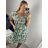 Šaty letné icecool bez rukávov dámske (M/L, XL/2XL) AINUOSI TALIANSKA MODA IMB239571/DR XL/2XL modrá