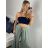 Kalhoty harémky letní dlouhé dámské (S/M/L ONE SIZE) ITALSKÁ MÓDA IM324122/DU -   bílá -   M/L