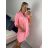 Tunika oversize košilová dlouhý rukáv dámské (S/M/L/XL ONE SIZE) ITALSKÁ MÓDA IMD22512