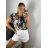 Tunika icecool  krátký rukáv dámská (S/M ONE SIZE) ITALSKÁ MÓDA IMM24M5528A