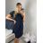 Šaty oversize letný krátky rukáv icecool dámske (S/M/L ONE SIZE) TALIANSKA MÓDA IMM24M6742D/DUR -   zelená -   M / L