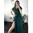 Šaty dlhé letné krátky rukáv dámske (S/M/L/XL ONE SIZE) TALIANSKA MODA IMD24042/DR