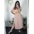 Šaty letné košeľové s opaskom krátky rukáv dámske (S/M/L ONE SIZE) TALIANSKA MóDA IM424486/DR modrá mintova M / L