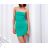 Šaty krátke carmen elegantné dámske (S/M ONE SIZE) TALIANSKA MÓDA IMPMD2424086