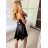 Šaty elegantné spoločenské na ramienka dámske (S/M ONE SIZE) TALIANSKA MóDA IM322461/UL tmavě vínová