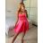 Šaty elegantné spoločenské na ramienka dámske Lolita (XS/S ONE SIZE) TALIANSKA MóDA IM322461